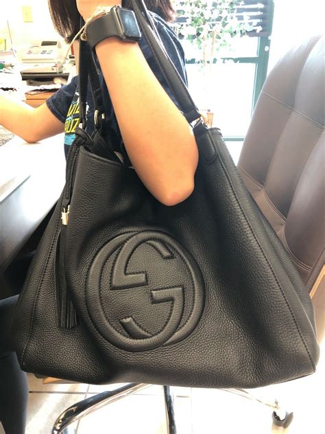 large black gucci tote